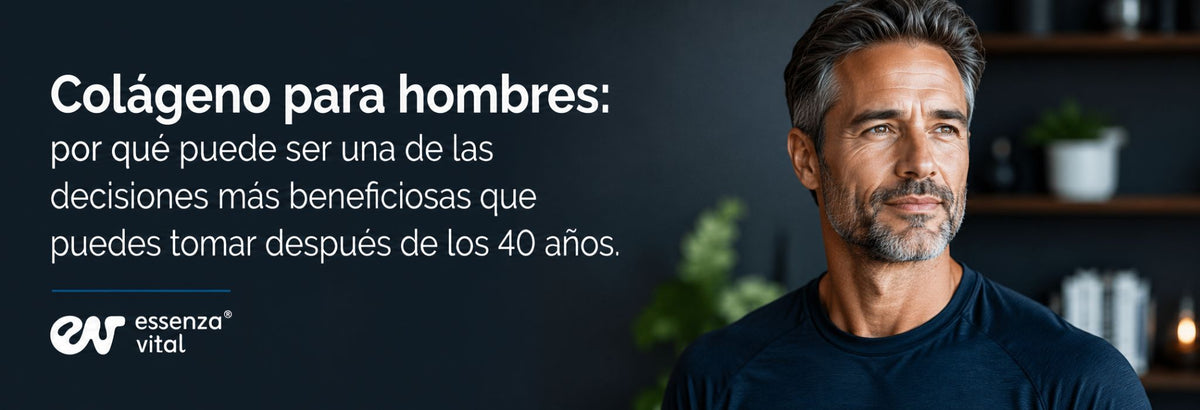 Colágeno para hombres: por qué puede ser una de las mejores decisiones para tu rutina después de los 40