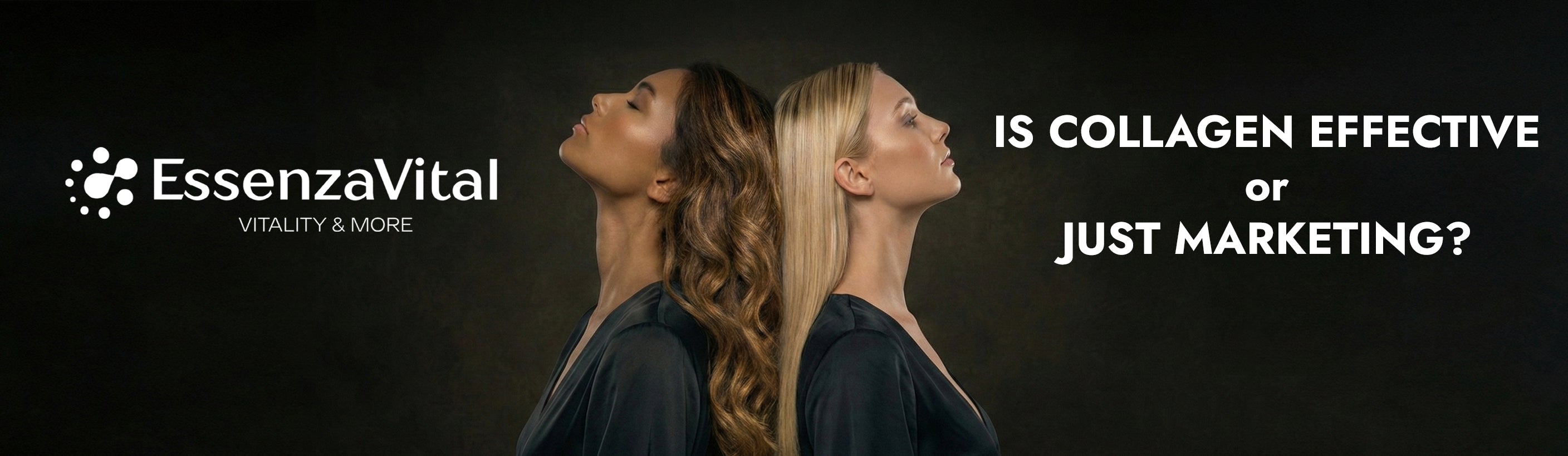 two women with beautiful hair are standig behind each other