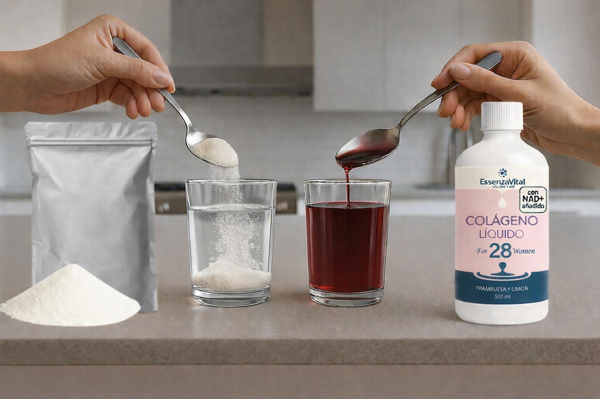 At first glance, both may seem like “liquid collagen,” but the invisible difference is truly striking.