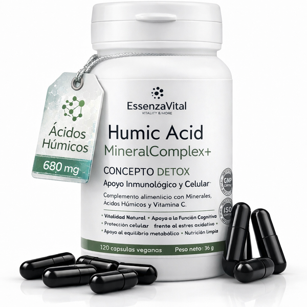 Foto del producto cápsulas EssenzaVital Humic Fulvic Acid Mineral Complex
