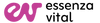 Logo rosa y gris de Essenza Vital.