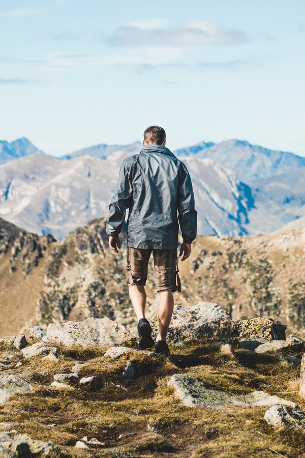 Man Walking in the montains